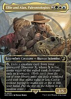 Ellie and Alan, Paleontologists [Borderless Foil]