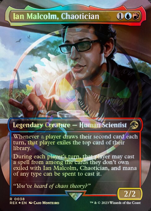Ian Malcolm, Chaotician [Borderless Foil]