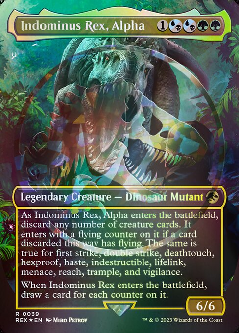 Indominus Rex, Alpha [Borderless Foil]