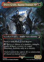 Owen Grady, Raptor Trainer [Borderless Foil]