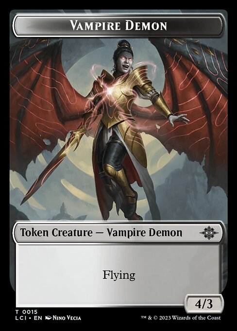 Vampire Demon Token TLCI