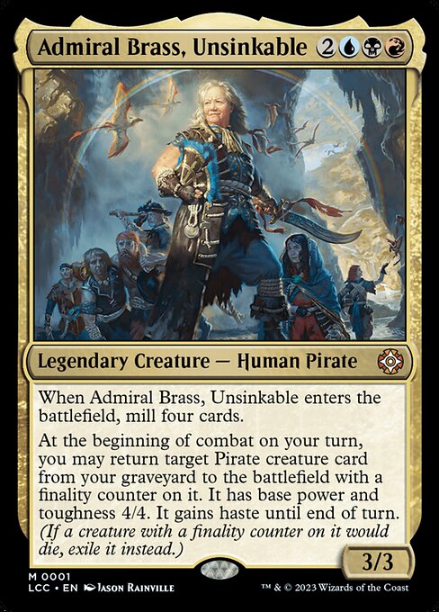 Admiral Brass, Unsinkable [Foil]