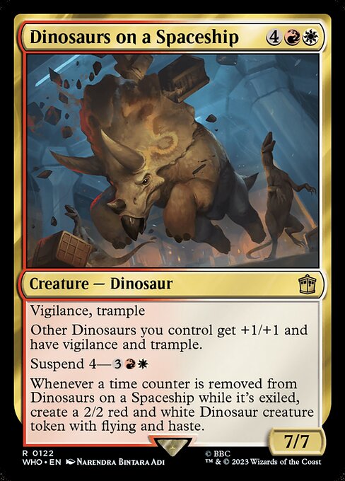 Dinosaurs on a Spaceship [Foil]