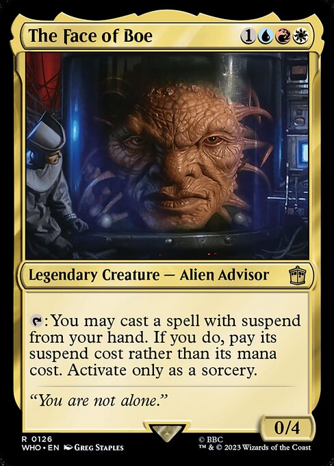 The Face of Boe [Foil]