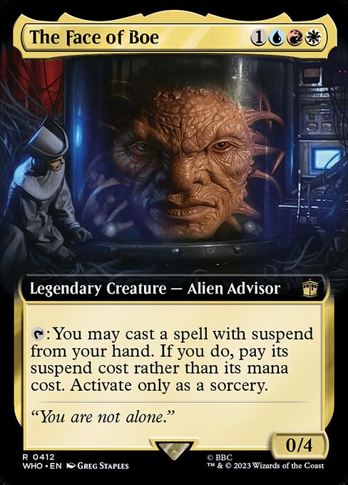 The Face of Boe [Extended Artwork]