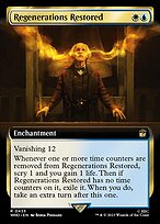 Regenerations Restored [Extended Artwork]