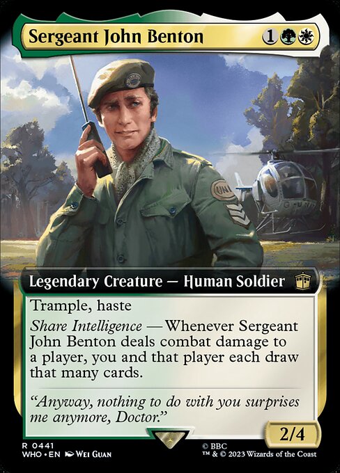 Sergeant John Benton [Extended Artwork]