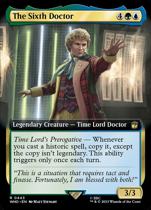 The Sixth Doctor [Extended Artwork]
