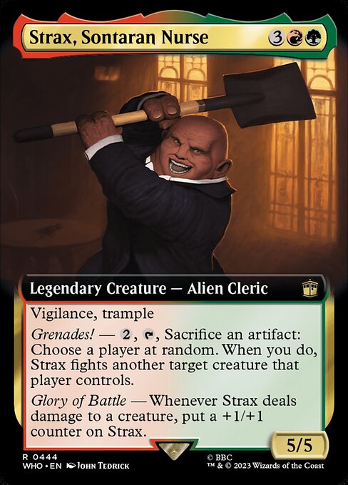 Strax, Sontaran Nurse [Extended Artwork Foil]