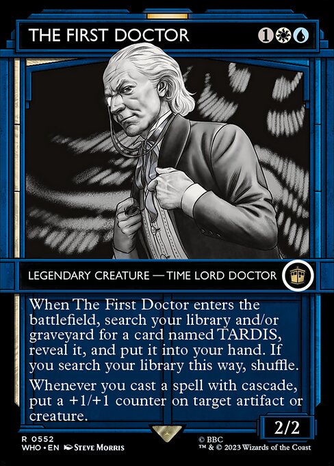 The First Doctor [Borderless Showcase Foil]