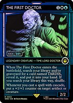 The First Doctor [Borderless Showcase Foil]