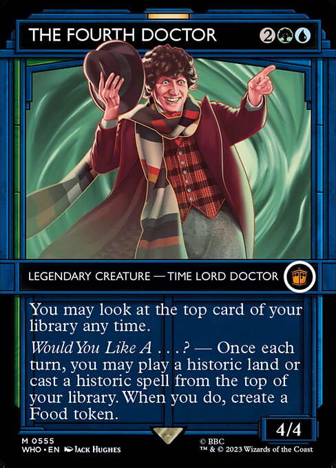 The Fourth Doctor [Borderless Showcase Foil]