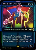 The Sixth Doctor [Borderless Showcase Foil]