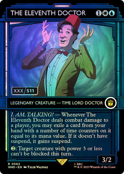 The Eleventh Doctor [Borderless Showcase Foil]