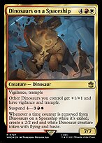 Dinosaurs on a Spaceship [Foil]