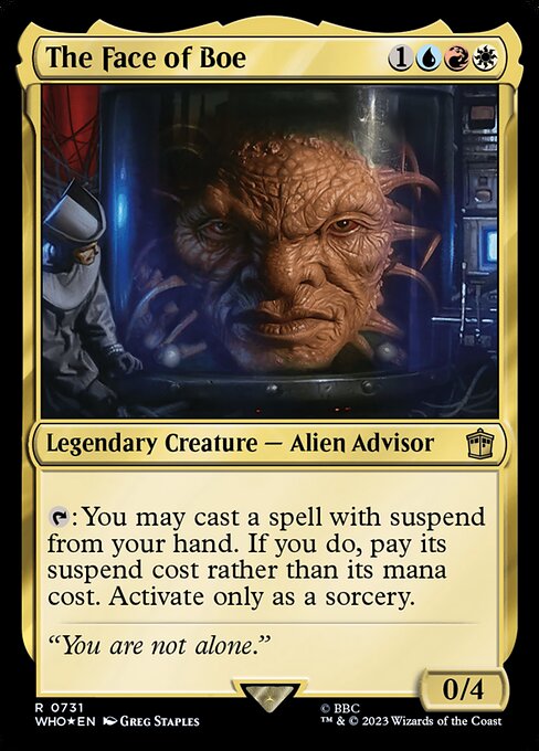 The Face of Boe [Foil]