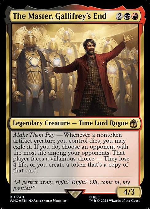 The Master, Gallifrey's End [Foil]
