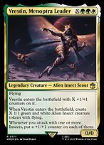 Vrestin, Menoptra Leader [Foil]