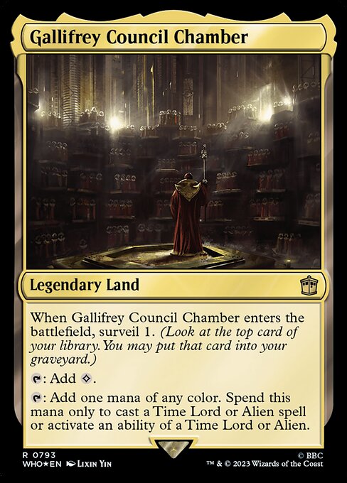 Gallifrey Council Chamber [Foil]