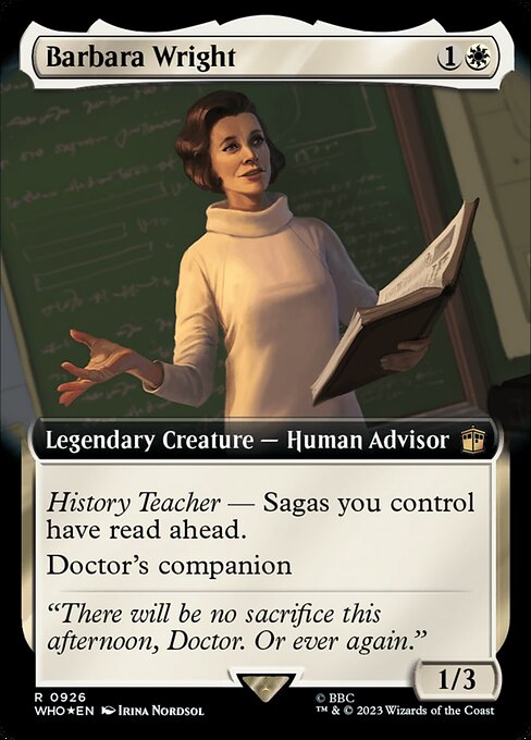 Barbara Wright [Extended Artwork Foil]