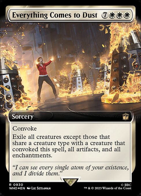 Everything Comes to Dust [Extended Artwork Foil]