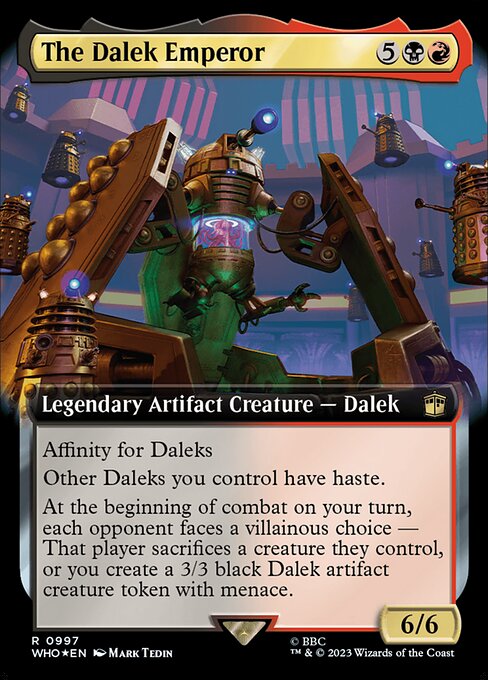 The Dalek Emperor [Extended Artwork Foil]