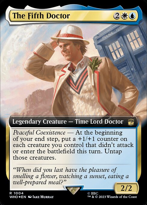The Fifth Doctor [Extended Artwork Foil]