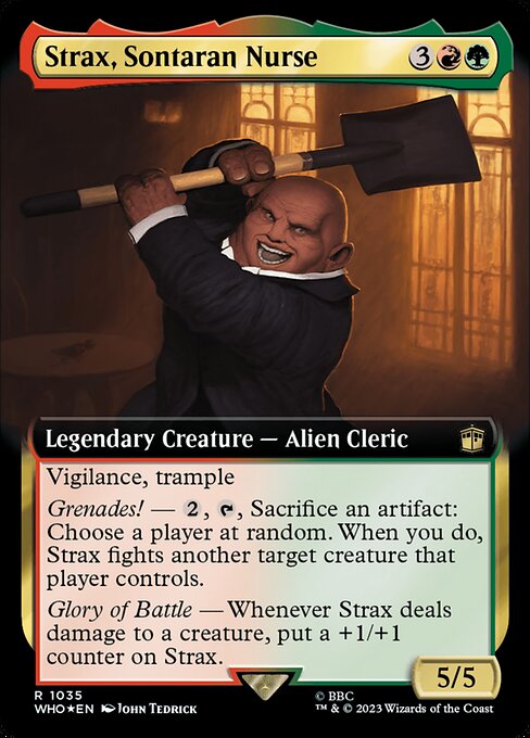 Strax, Sontaran Nurse [Extended Artwork Foil]