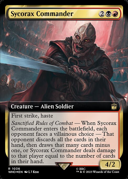 Sycorax Commander [Extended Artwork Foil]