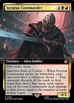 Sycorax Commander [Extended Artwork Foil]