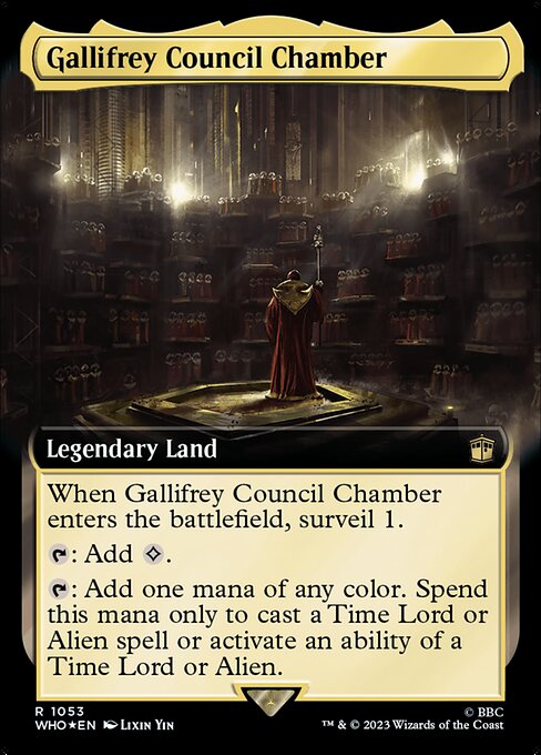 Gallifrey Council Chamber [Extended Artwork Foil]