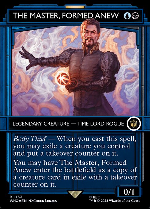 The Master, Formed Anew [Borderless Showcase Foil]