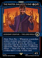 The Master, Gallifrey's End [Borderless Showcase Foil]