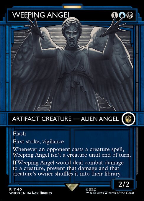 Weeping Angel [Borderless Showcase Foil]