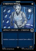 Cyberman Patrol [Borderless Showcase Foil]