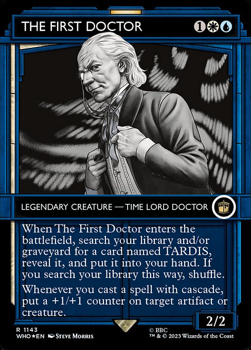 The First Doctor [Borderless Showcase Foil]