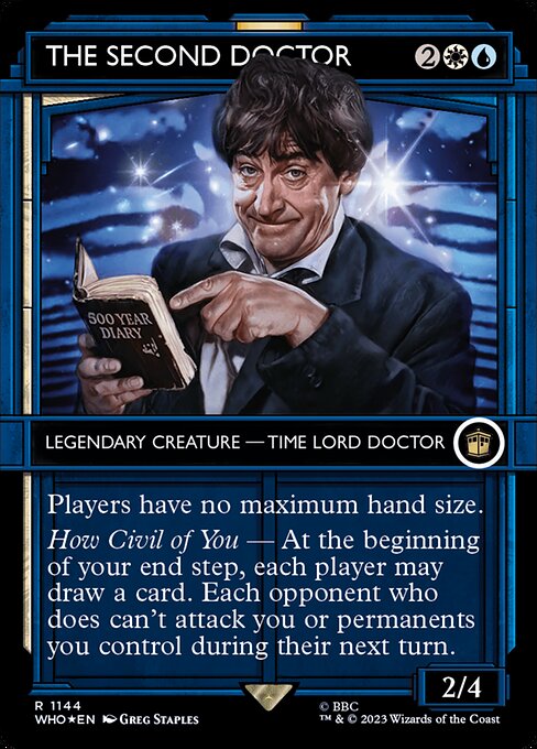 The Second Doctor [Borderless Showcase Foil]