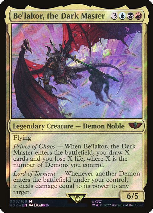 Be'lakor, the Dark Master [Foil]