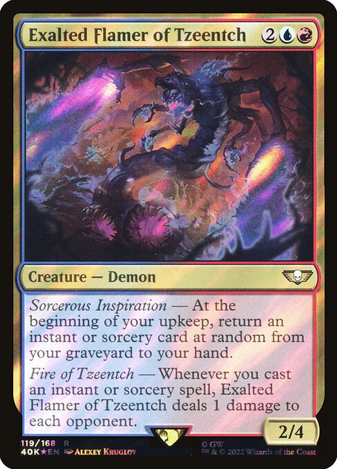 Exalted Flamer of Tzeentch [Foil]