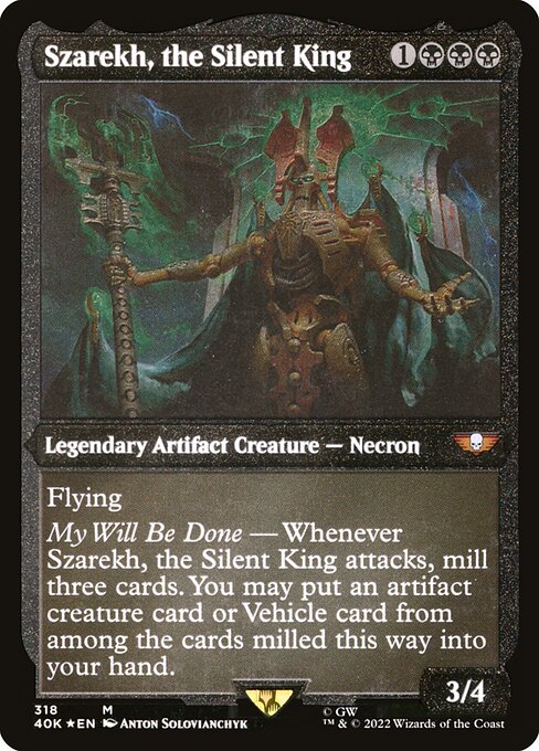 Szarekh, the Silent King [Etched Foil]