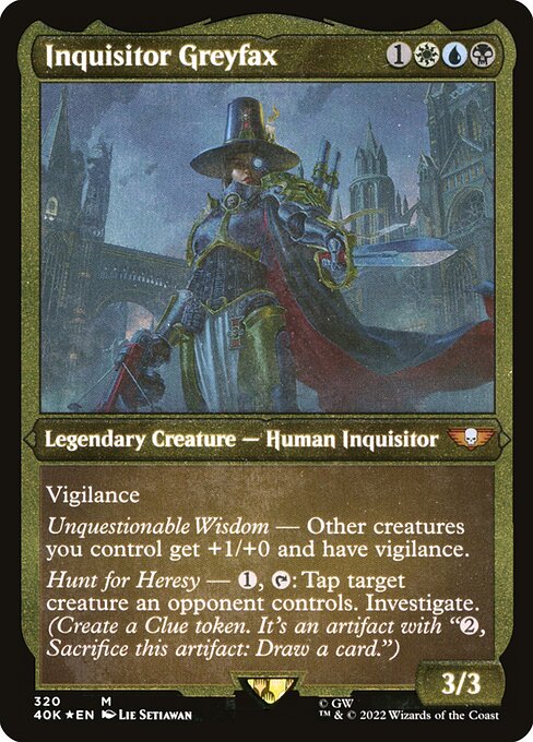 Inquisitor Greyfax [Etched Foil]
