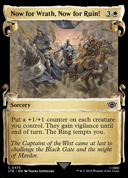 Now for Wrath, Now for Ruin! [Showcase Foil]