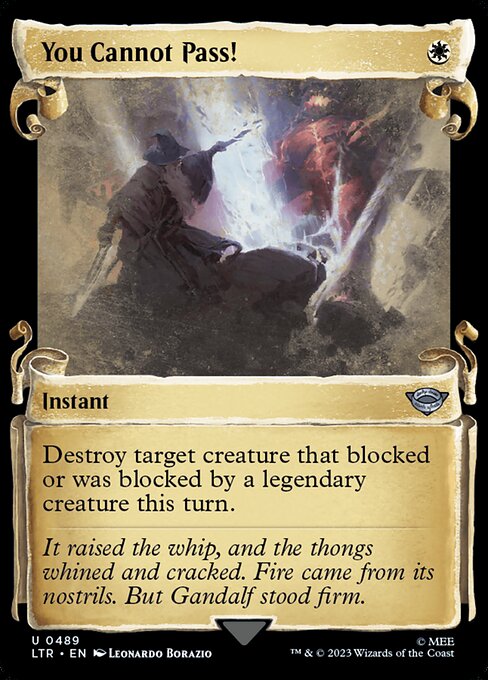 You Cannot Pass! [Showcase Foil]