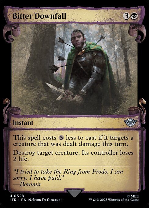 Bitter Downfall [Showcase Foil]