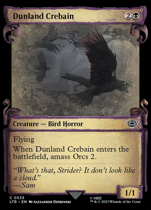 Dunland Crebain [Scroll Showcase]