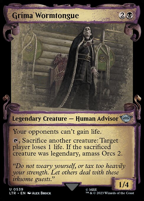 Gríma Wormtongue [Showcase Foil]
