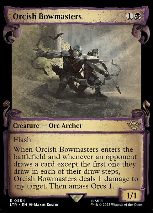 Orcish Bowmasters [Showcase Foil]