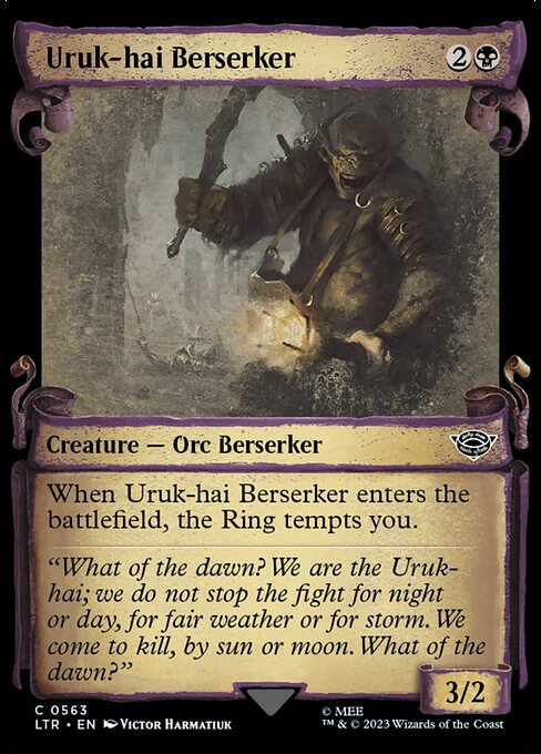 Uruk-hai Berserker [Showcase Foil]