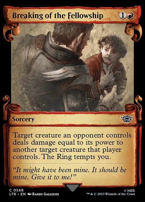 Breaking of the Fellowship [Showcase Foil]