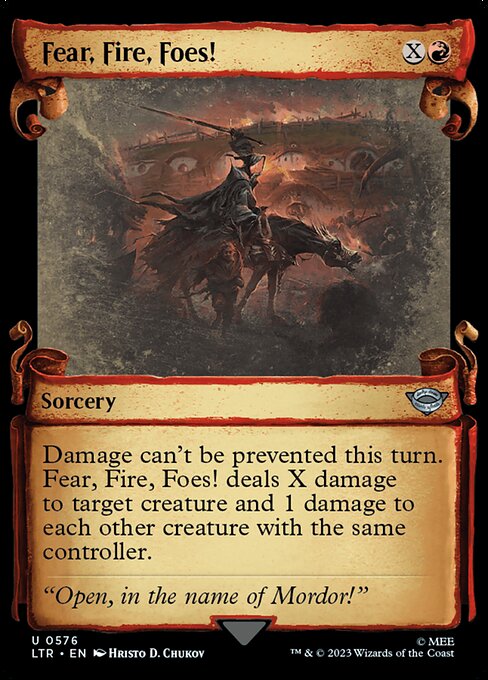 Fear, Fire, Foes! [Showcase Foil]